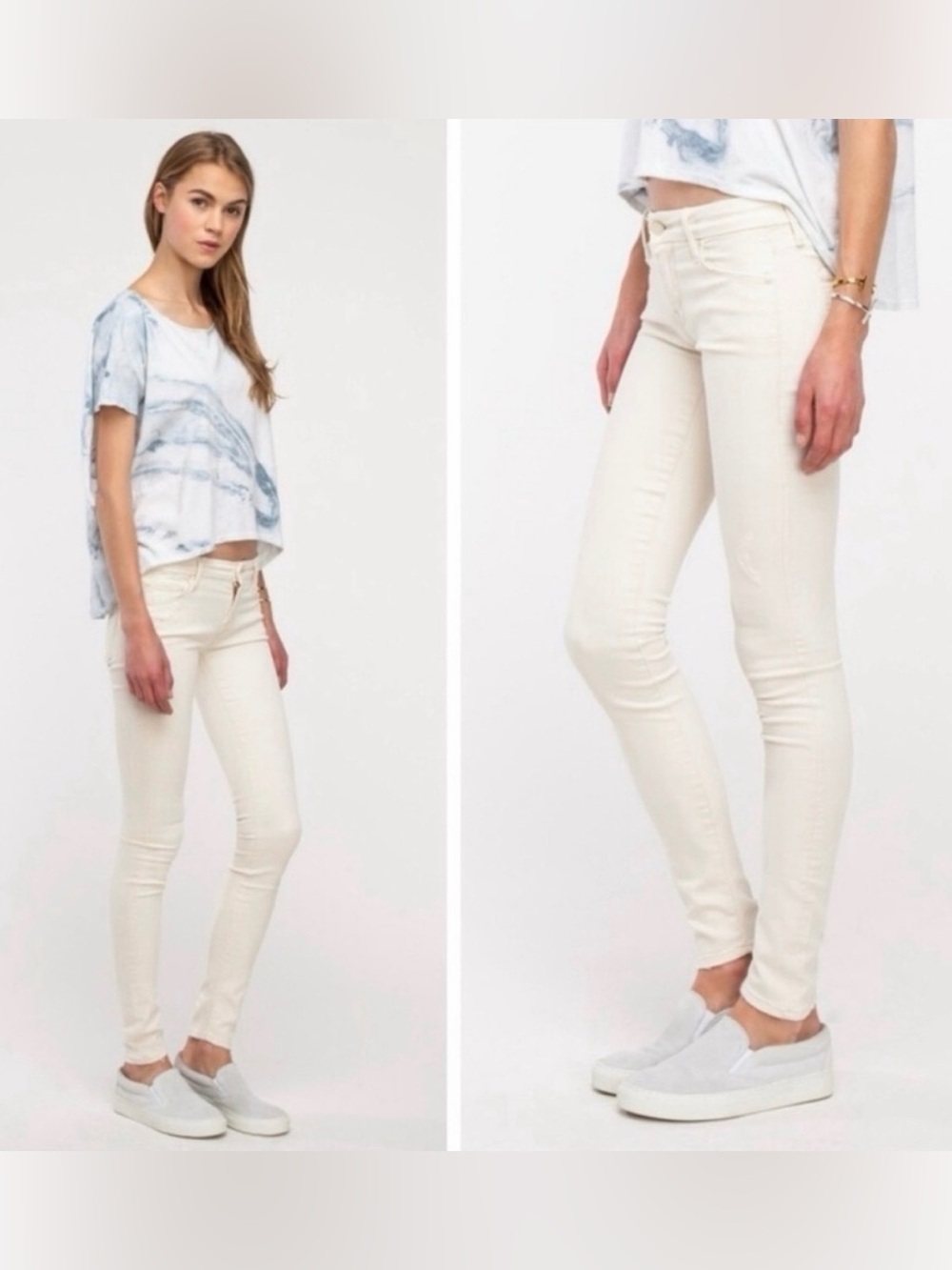 MOTHER The Looker Jeans in Bump in the Night - Size 27